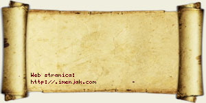 Isak Tripković vizit kartica